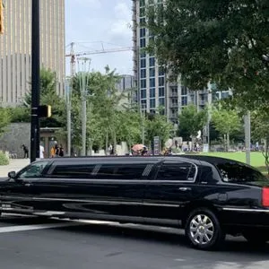 Black Lincoln Limousine