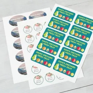 High Quality Label Stickers Printing