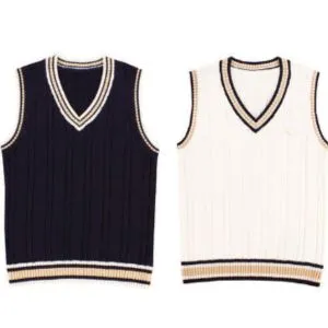 Sleeveless School Sweater