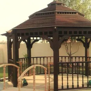 Solid Wood Gazebo