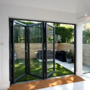 Frameless Bi Folding Glass Doors