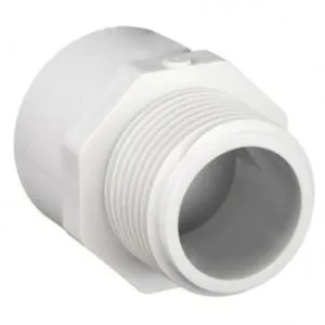 PVC White Male Nipple Socket