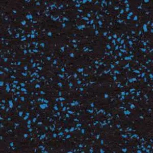 Blue Fleck Indoor Gym Rubber Flooring