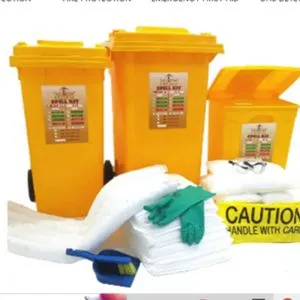 Oil Spill Kit Wheeled Bin