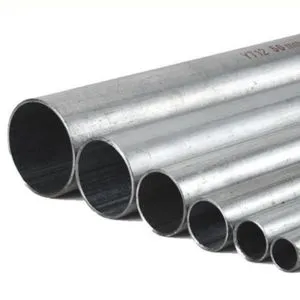 Galvanized steel tubes