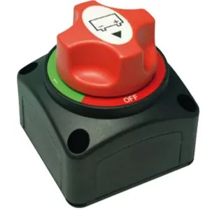 Countertop Battery Switch With Removable Key