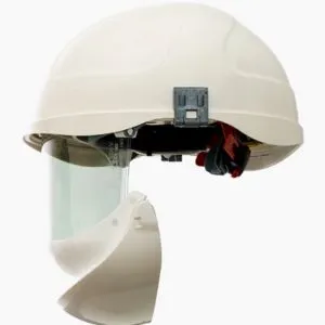 Integrated Face Shield Helmet