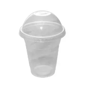 Plastic Clear Cup With Dome Lid