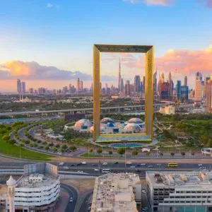 Dubai Frame Tourist Attraction