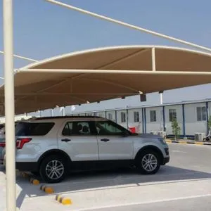 Arch Cantilever Car Parking Shades