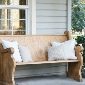 Raw Wood Outdoor Furniture Designing