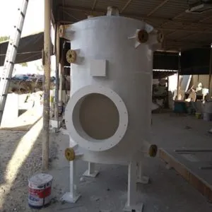 GRP Chemical Tank With Flanges