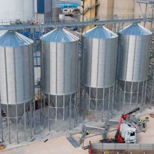 Hopper Bottom Grain Storage Silos